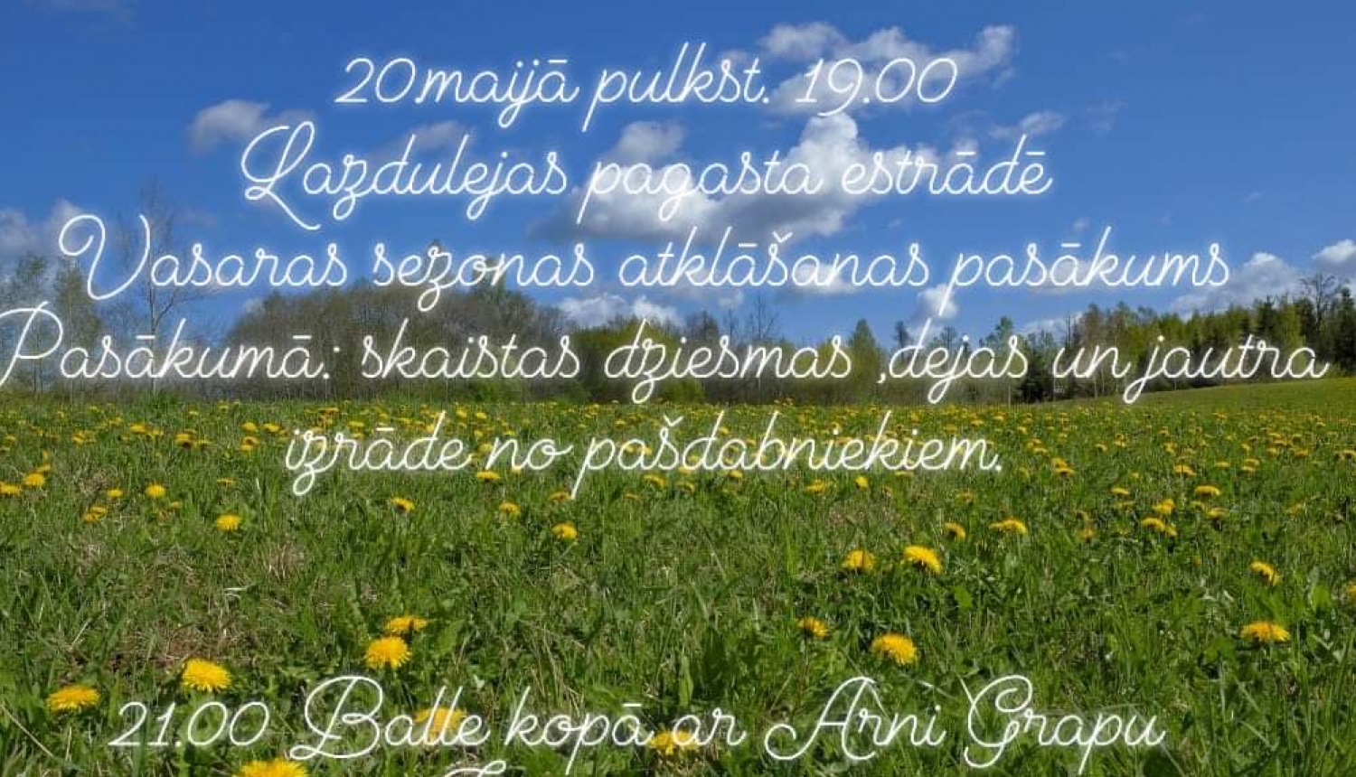 Vasaras sezonas atklāšanas pasākums