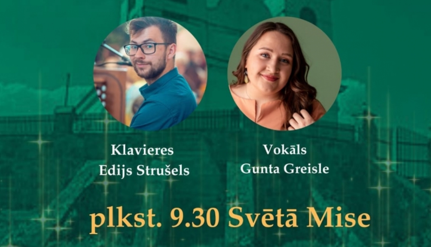 Afiša - Adventes laika koncerts Bēržu Svētās Annas Romas katoļu baznīcā