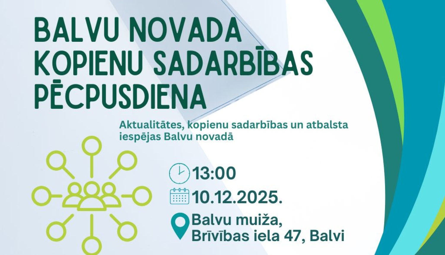 Balvu novada kopienu sadarbības pēcpusdiena