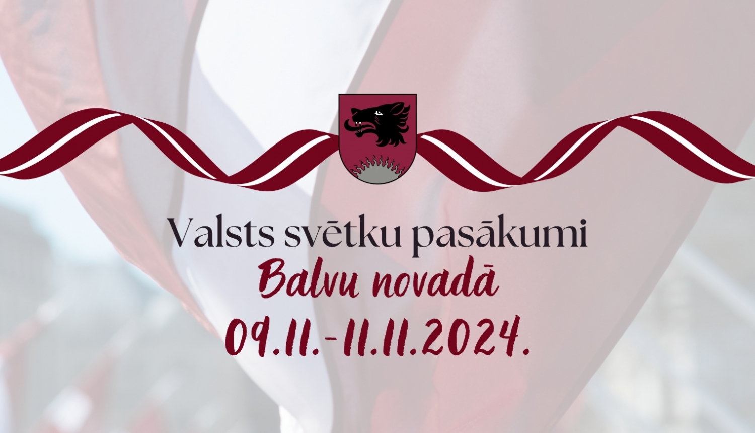 Lāčplēša dienai veltītie pasākumi Balvu novadā 