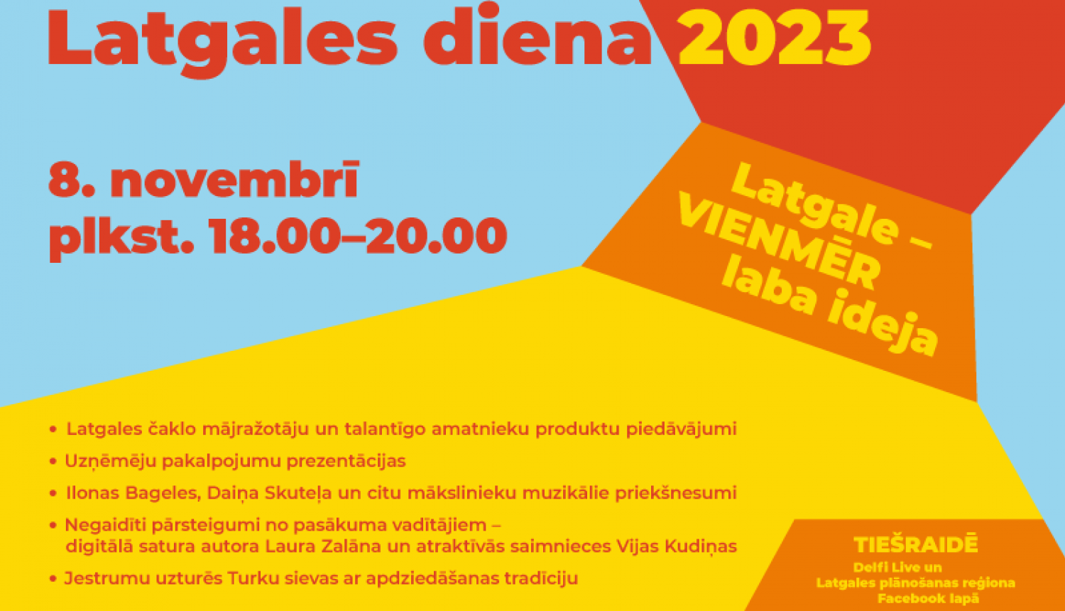 “Latgales diena 2023” aicinās jūs just, darīt un radīt