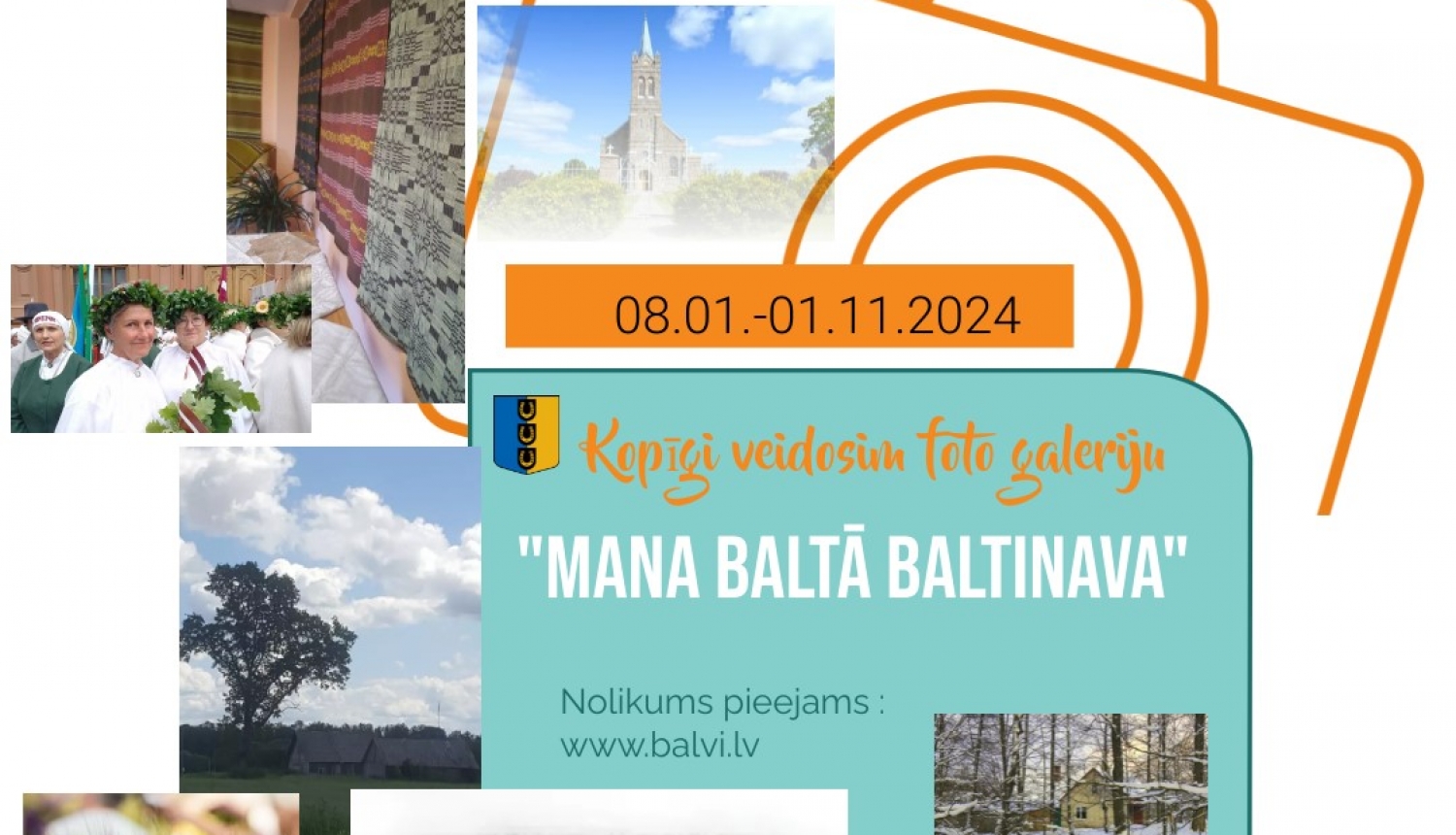 Aicinām veidot fotogaleriju “Mana baltā Baltinava”