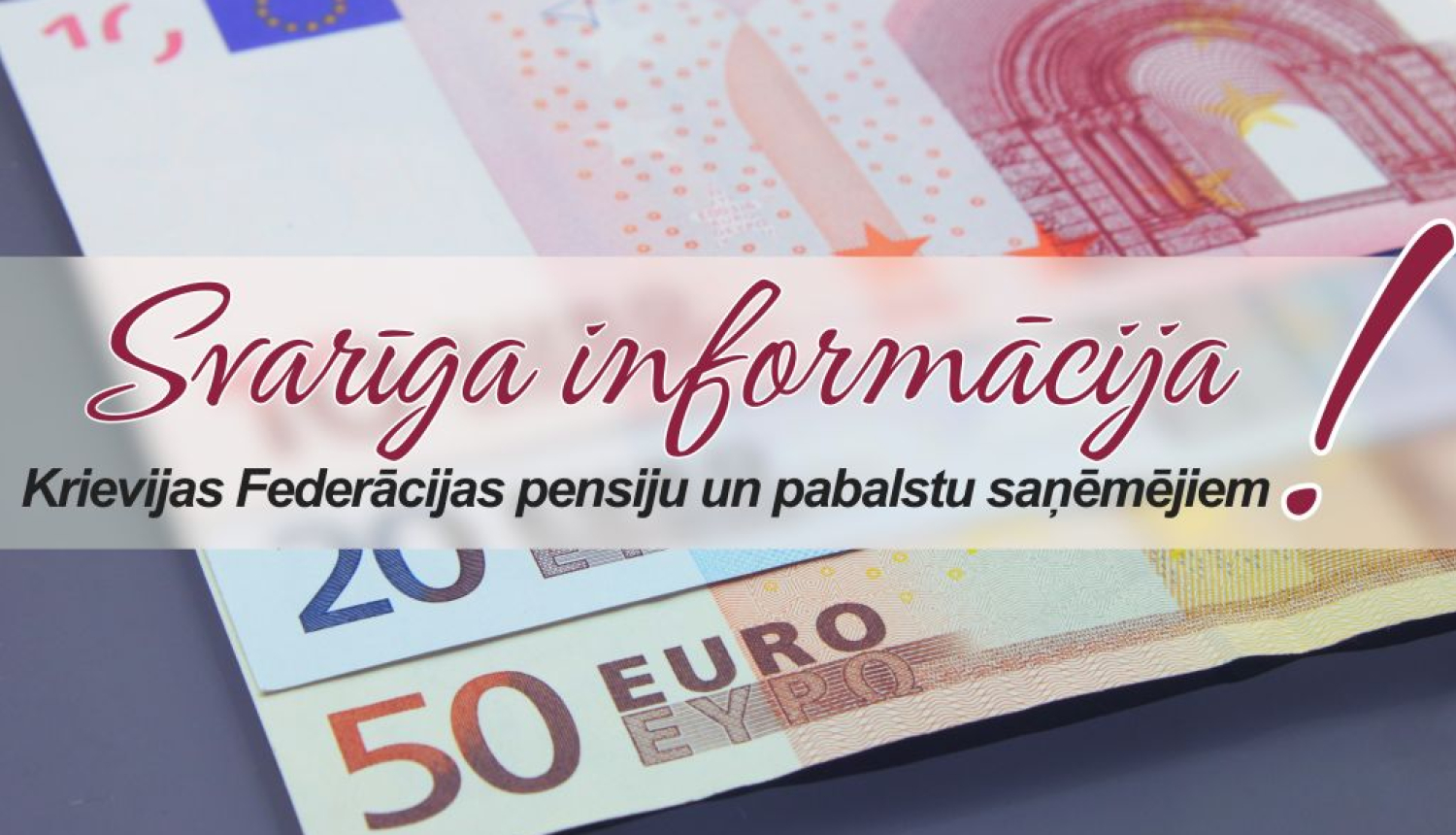 Latvija nav saņēmusi finansējumu Krievijas pensiju un pabalstu saņēmējiem Latvijā