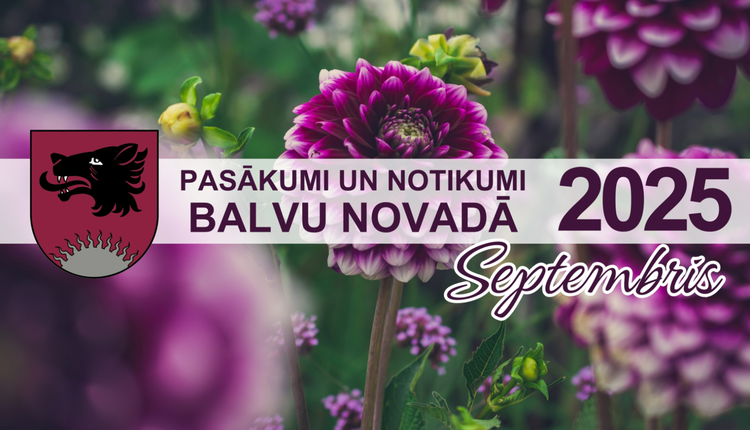 Pasākumi un notikumi Balvu novadā – septembris 2025