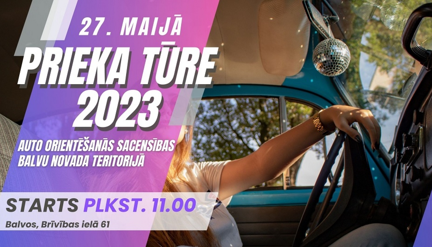 AFIŠA_Auto orientēšanās sacensība “Prieka tūre”