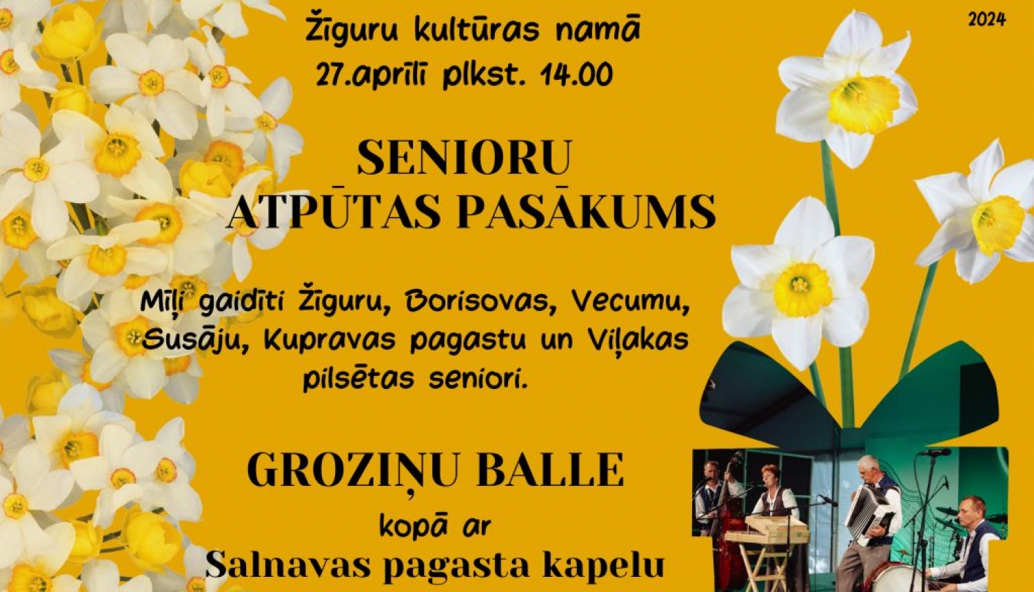 Senioru atpūtas pasākums Žīguros