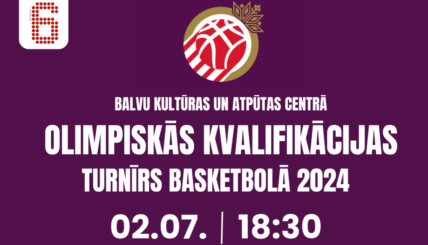 AFIŠA_Olimpiskās kvalifikācijas turnīra spēlē
