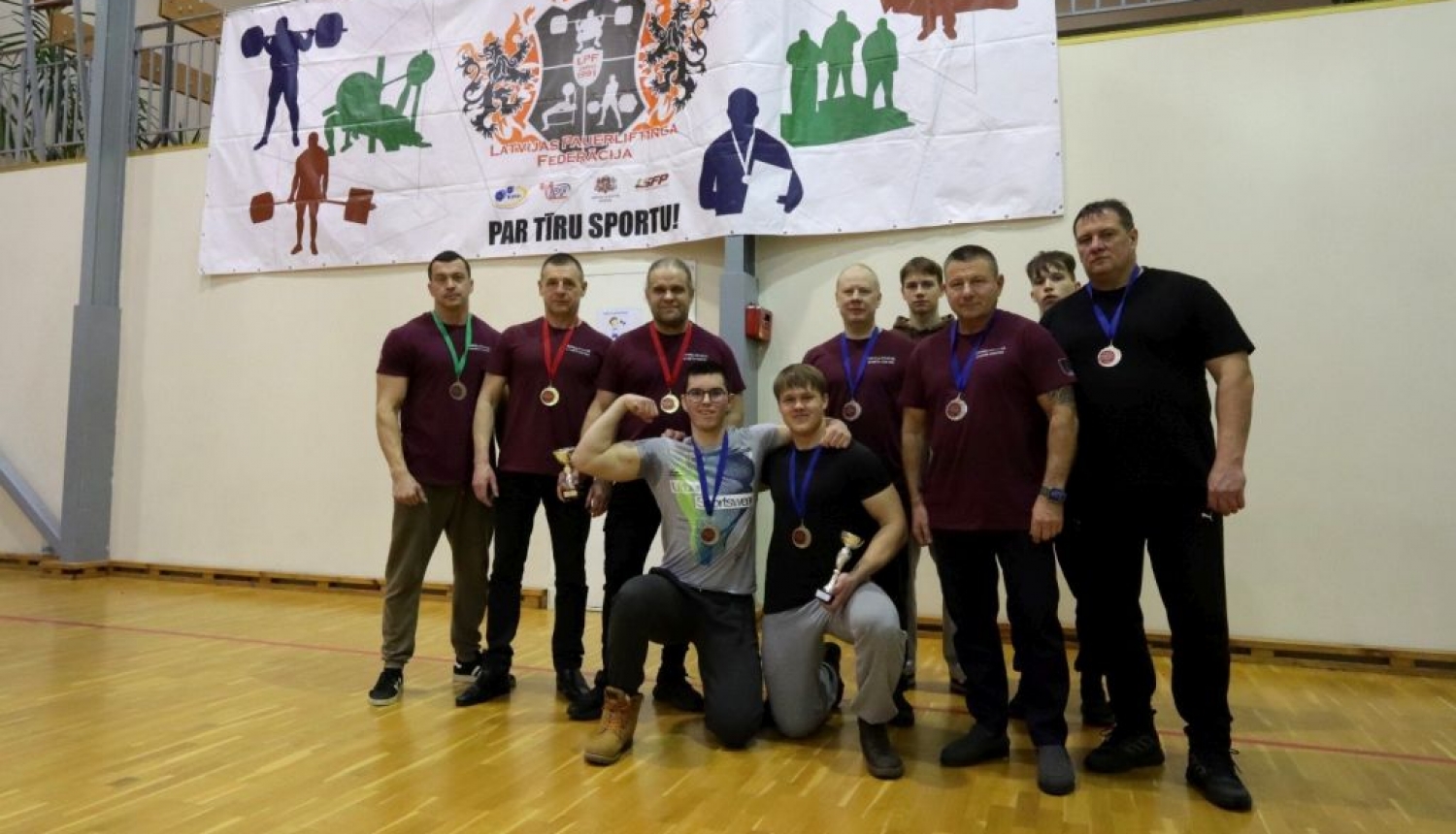 Balvu novada sportistiem 5.vieta Bauskas novada čempionātā spiešanā guļus